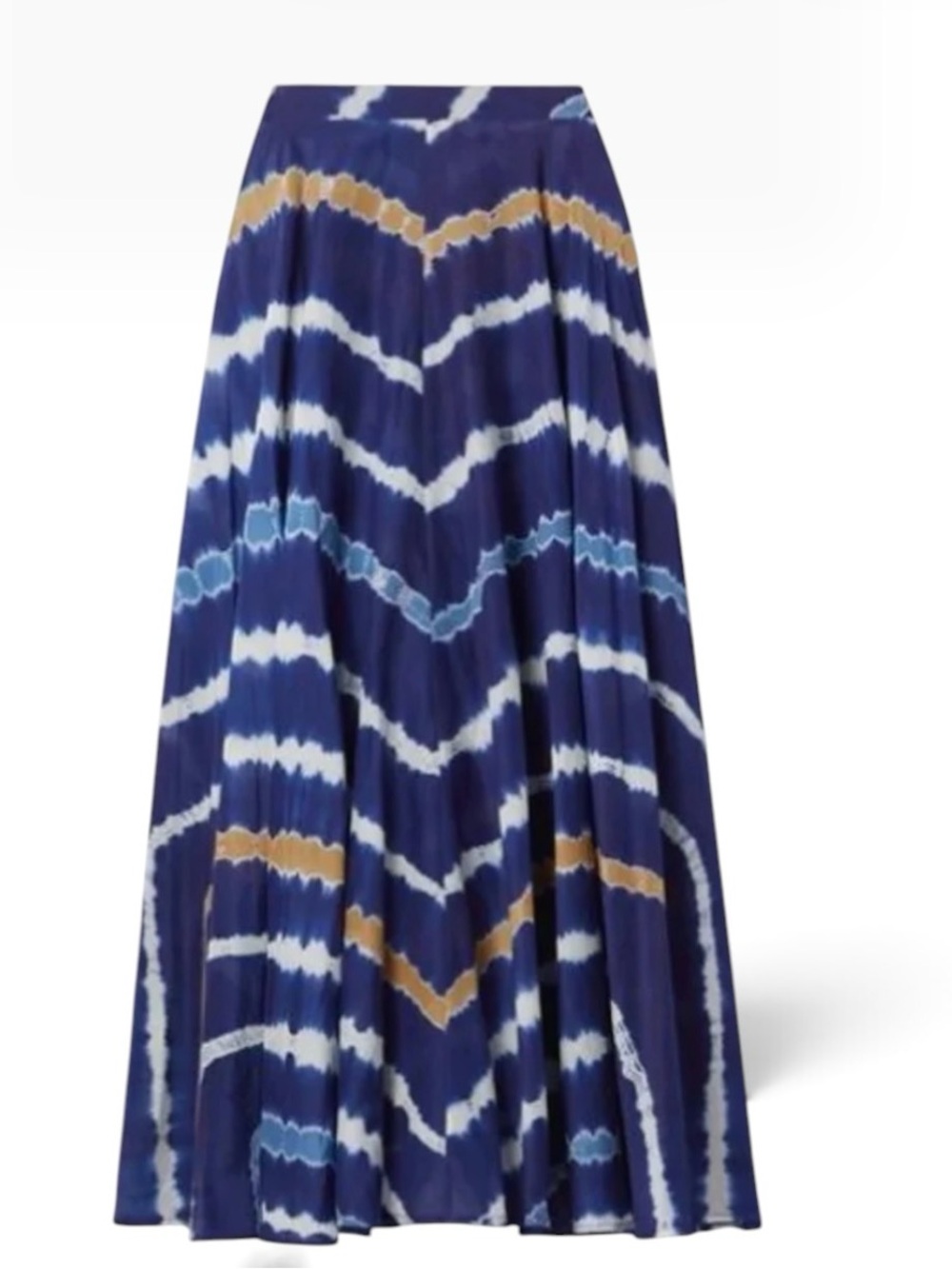 Cara Cara Kendall tie-dyed cotton-voile maxi skirt 4